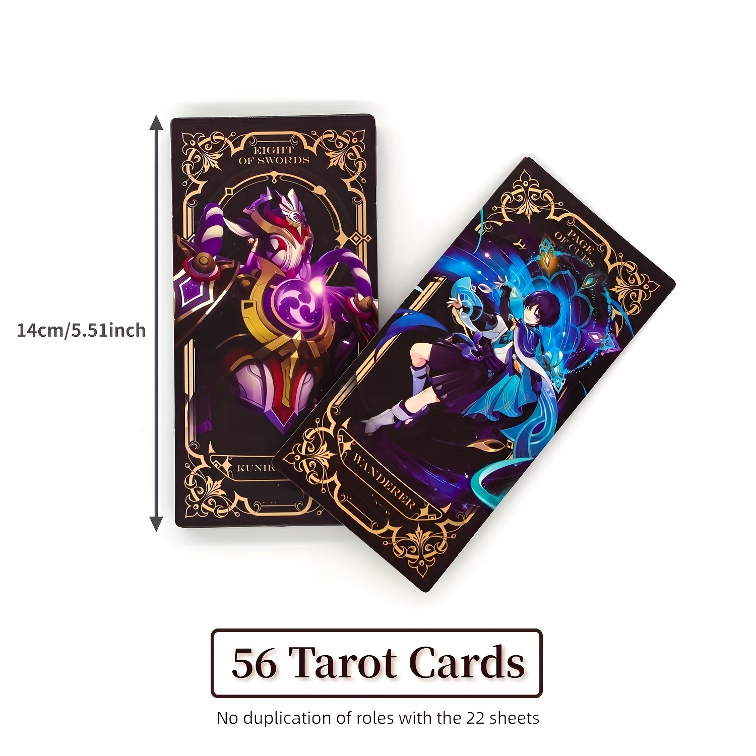 Kiuiom Tarot Deck, Cartes de Tarot, Jeux Tarot, Tarot Divinatoire T