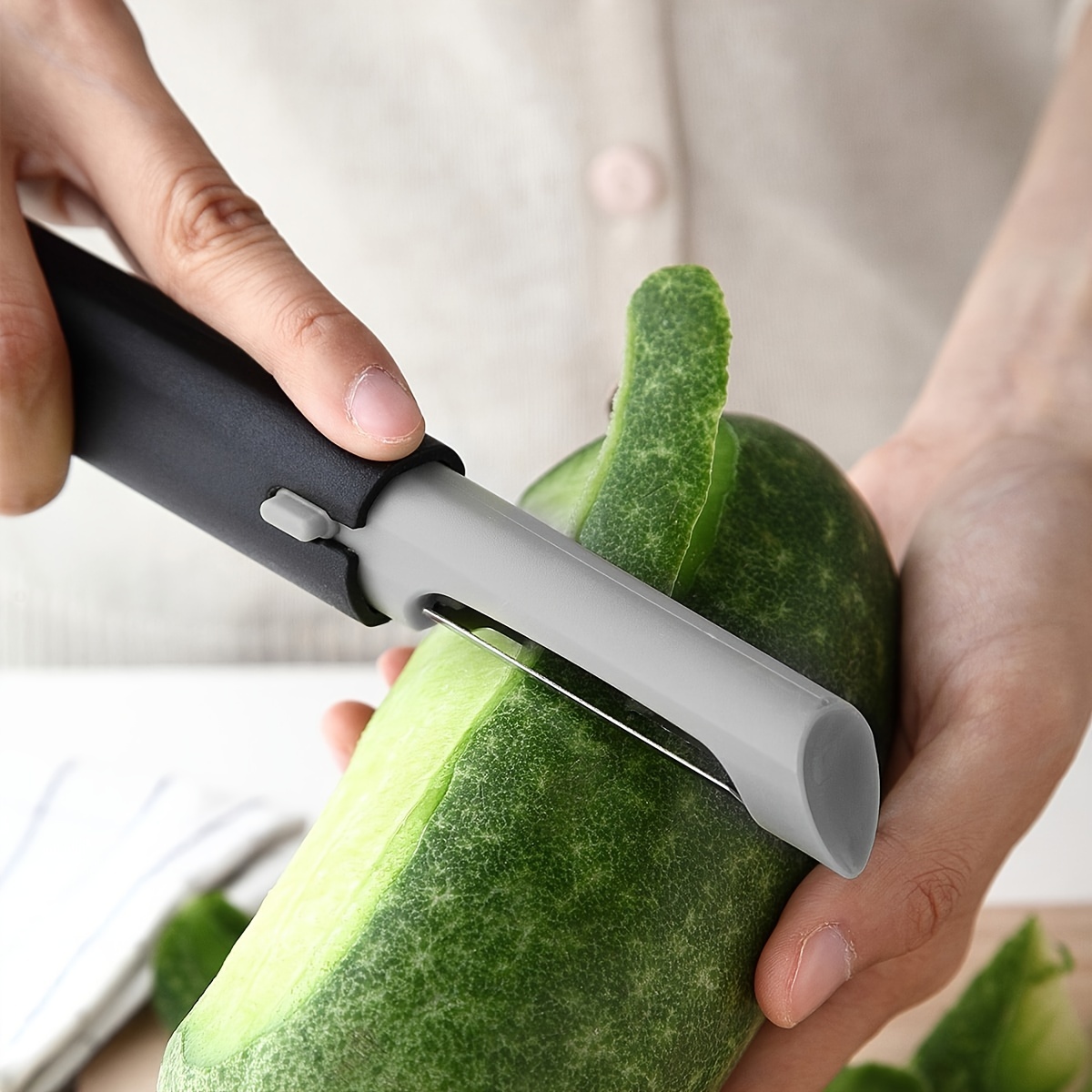 Ultra-sharp German Steel Paring Knives With Abs Handle And Knife Sheath -  Perfect For Fruit And Vegetable Prep - Temu