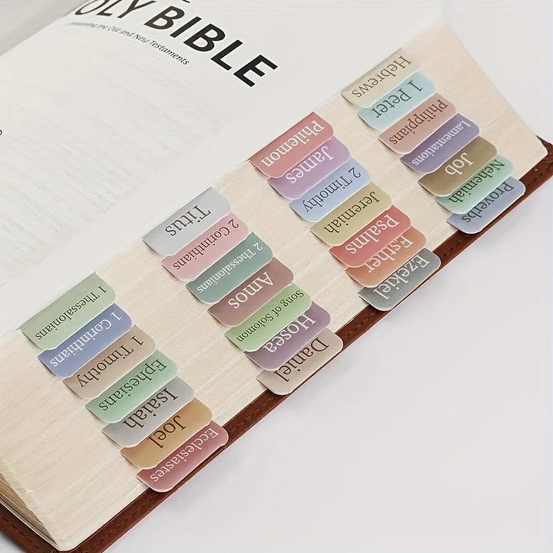 Bible Index Tab bible Stickyindex Tabs 75 Tabs Laminated - Temu