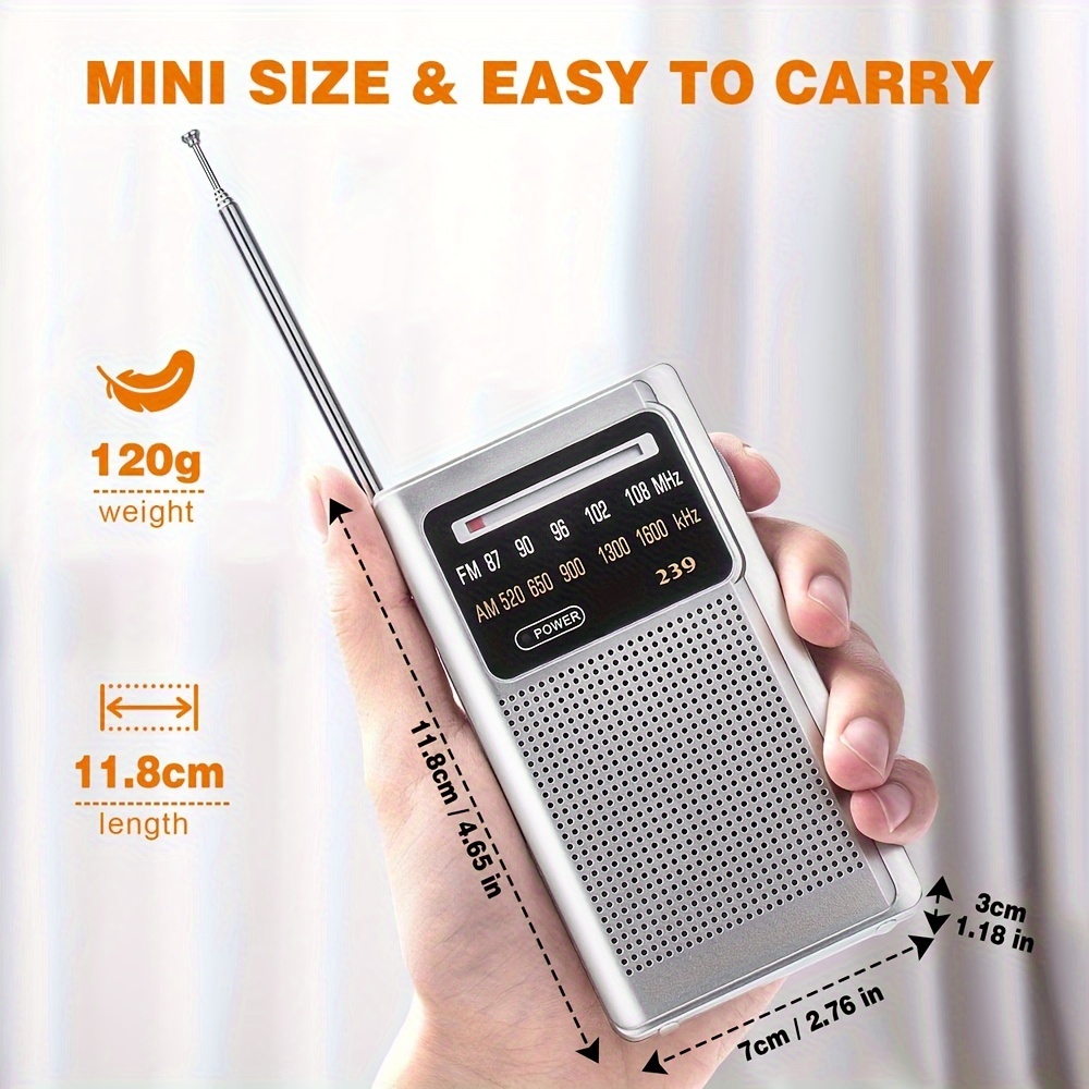 Personal Mini Radio Transistor Sintonización Digital - Temu