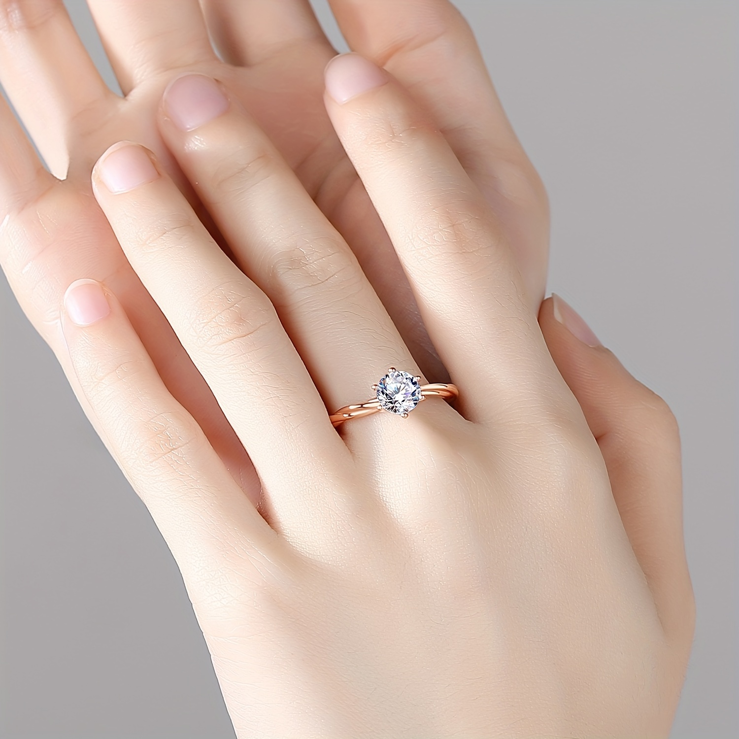 Dainty cubic 2025 zirconia ring