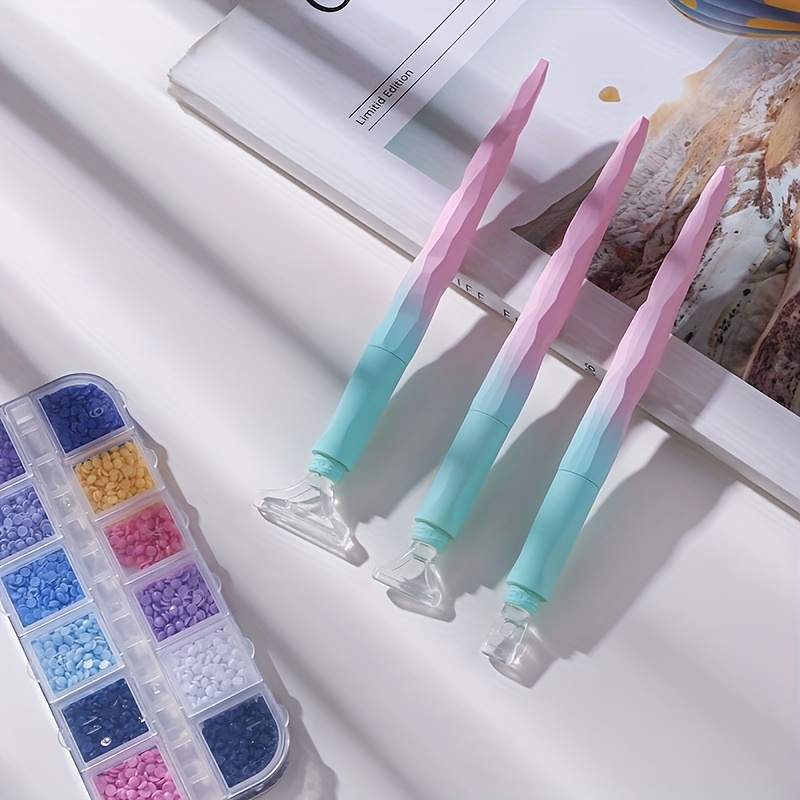 Colorful Gradient Diamond Painting Pen With 6 Heads, Diy Art Tool  Accessory, Diamond Painting Supplies