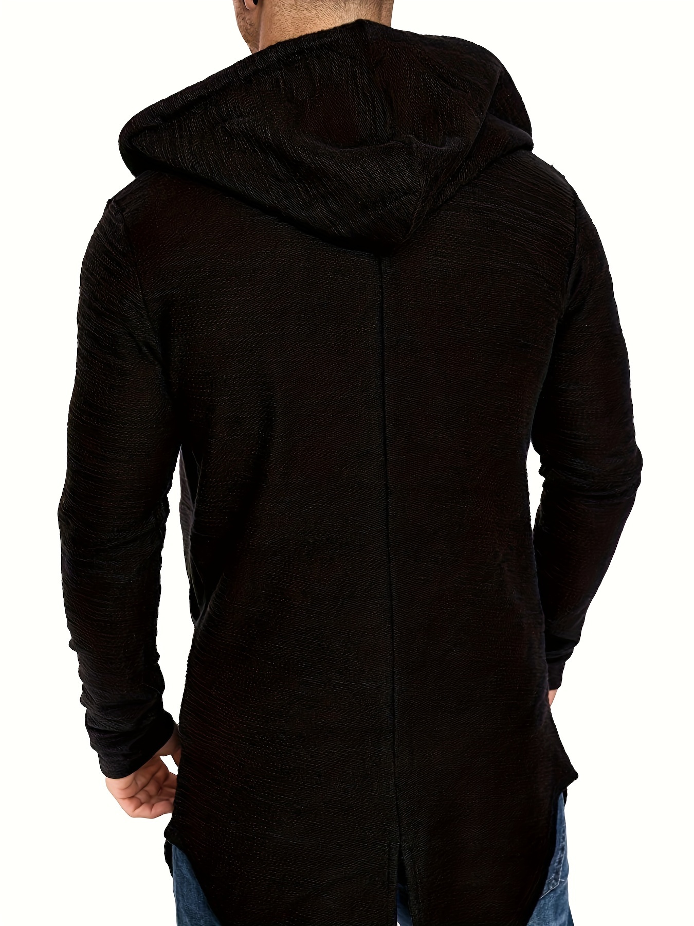 Men's casual jacket hot sale hooded cardigan sweatshirt w14