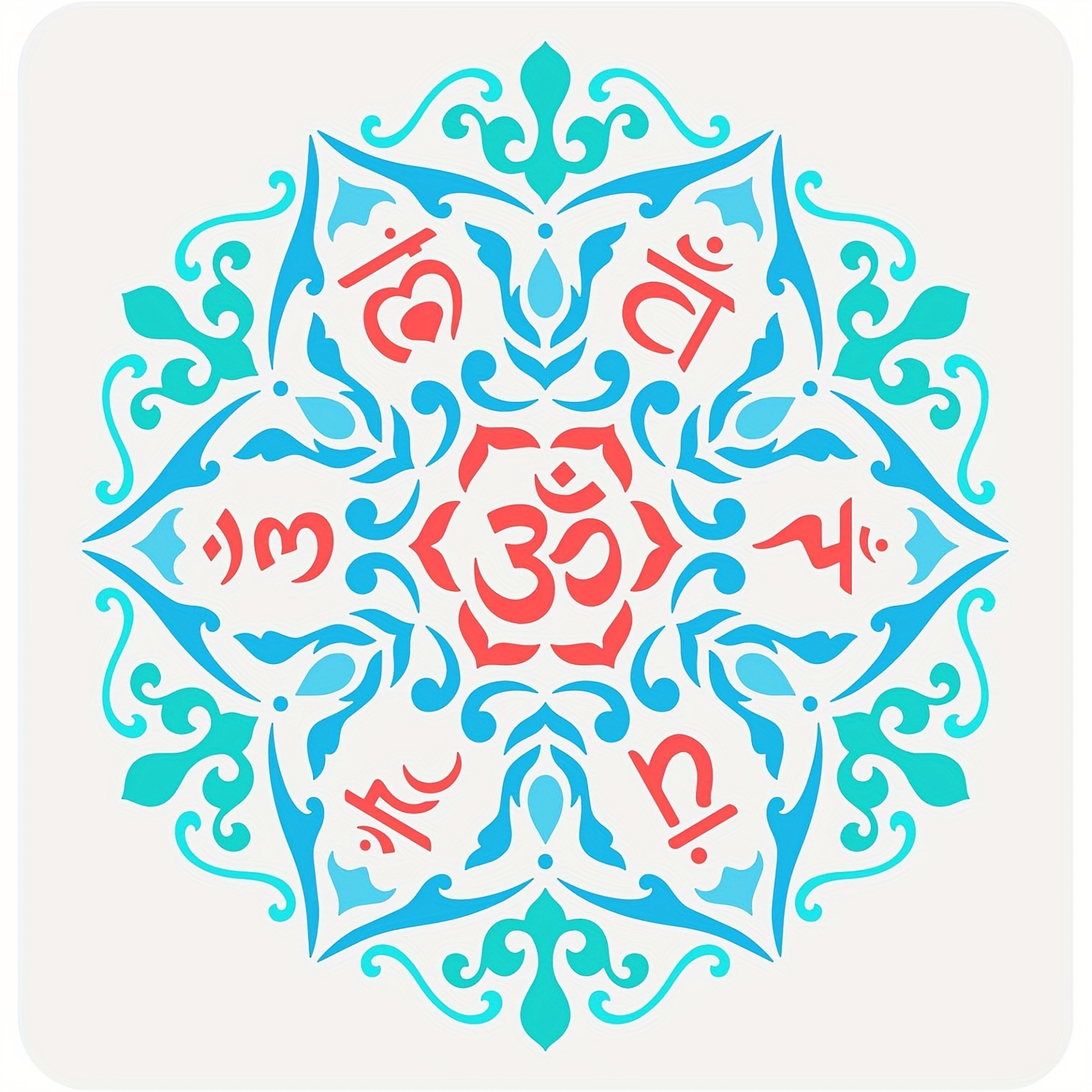 Mandala Stencils Reusable Mandala Painting Templates Floral - Temu
