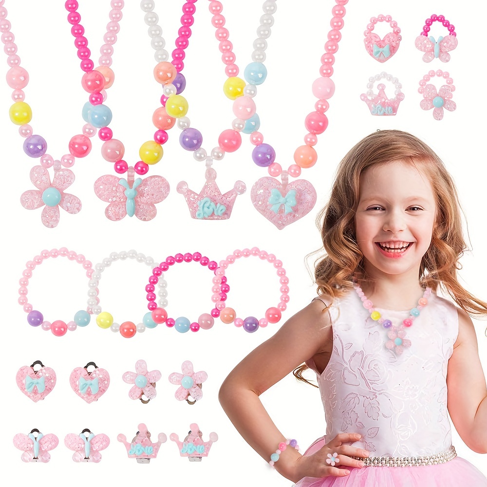 Cute Cartoon Children's Fashion Exquisite Beaded Jewelry Set