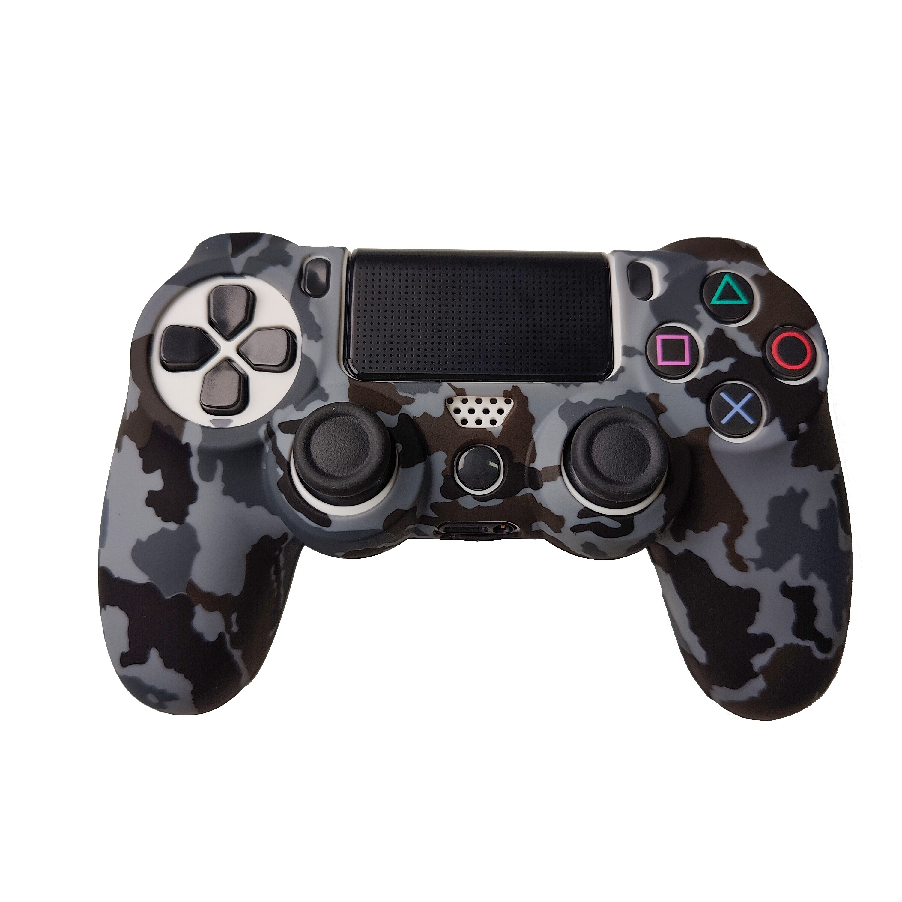 Skin para controlador PS4, 1 funda antideslizante con 10 empuñaduras de  joystick adhesivo de silicona para controlador Playstation 4 (controlador  PS4