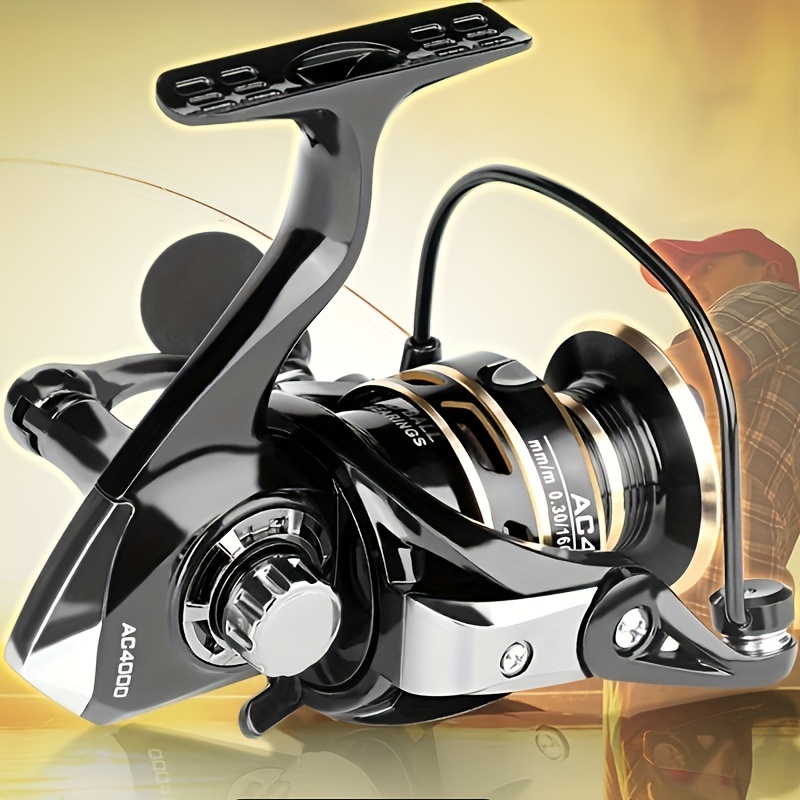 High-Speed Spinning Reel with Long Casting Spool - AC3000/AC4000 Series for  Outdoor Fishing