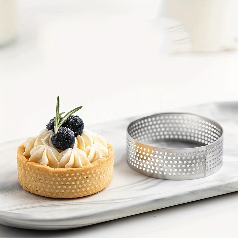 Stainless Steel Cake Ring Molds Round Tower Ring Tart Ring Tart Crust Bread
