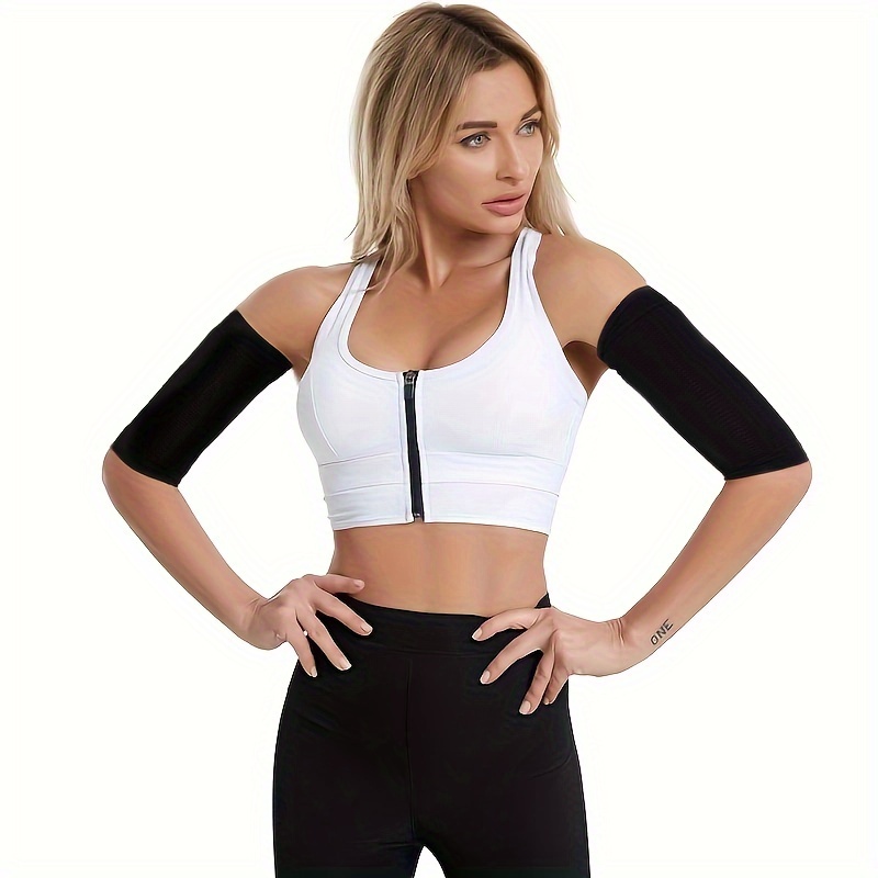 Upper Arm Shapers Compression Long Sleeves Women Arms Sauna Shapewear  Shoulder Breast Support Push Up Fat Burner Sweat Corset