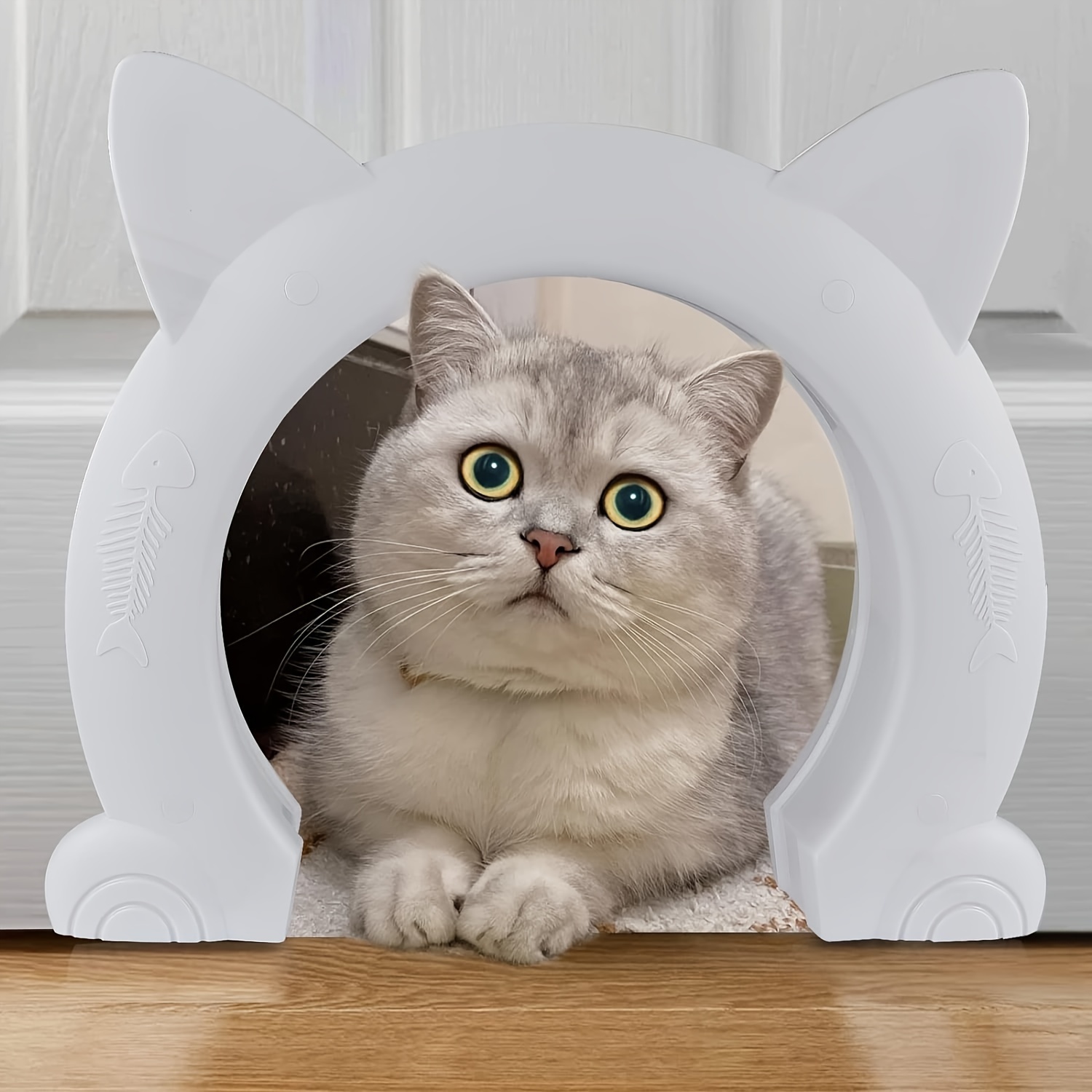 2 Stück Katzentürhalter-Verriegelung – Verstellbare Katzentür-Alternative,  Um Hunde Von Katzentoiletten Und Futter Fernzuhalten, Flexibler Riegel Für