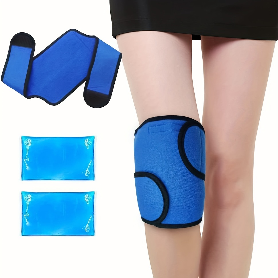 Bolsa de hielo extra grande para lesiones reutilizable – Terapia de  compresa de gel frío para dolor y lesiones de espalda, rodilla, hombro,  cadera