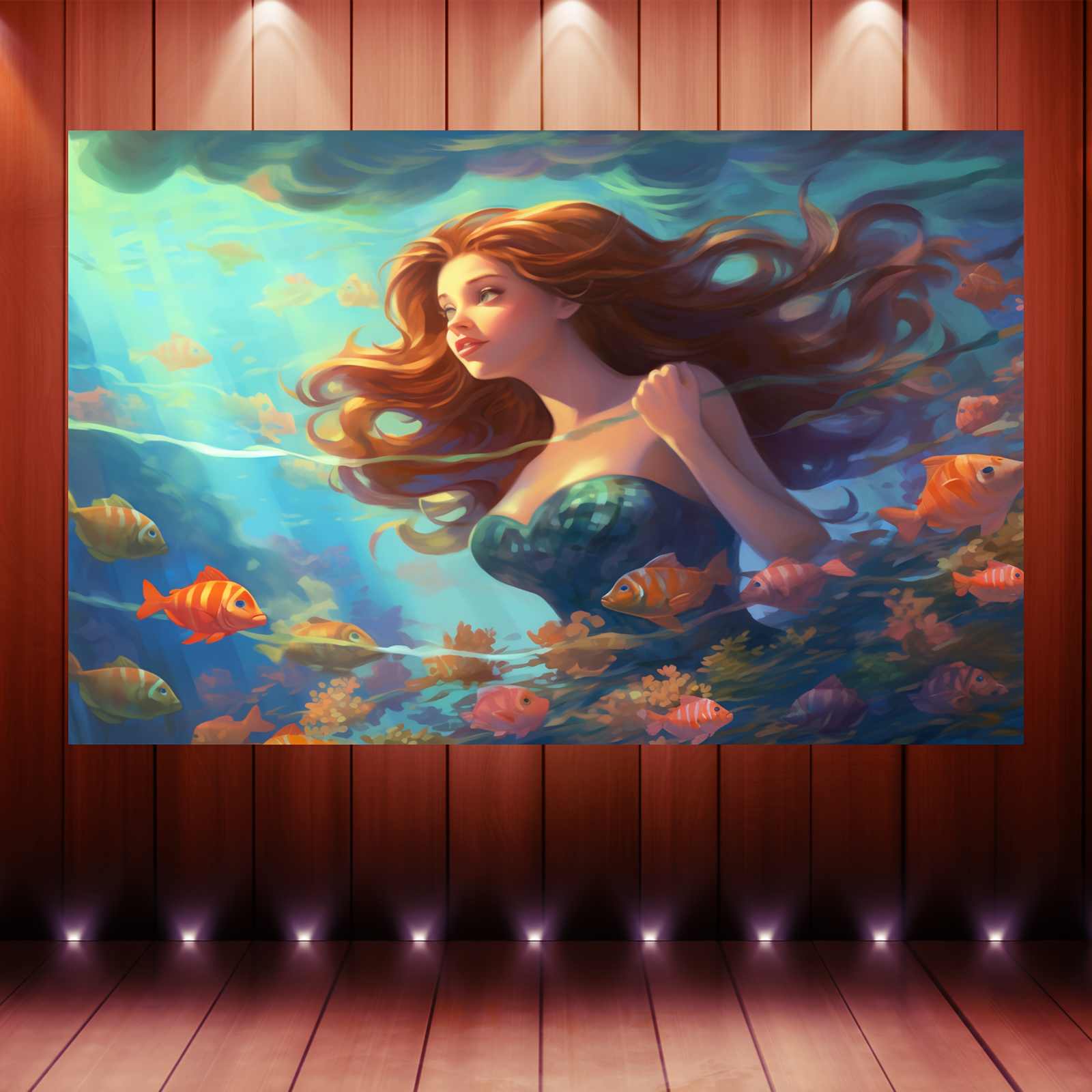 Sea Backdrop Ocean Little Mermaid Backdrop Party Decor - Temu