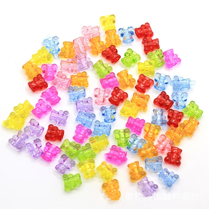 

200pcs Bear Set For Making - - In , , , Purple, Red, , - For Necklaces & Bracelets Accessories