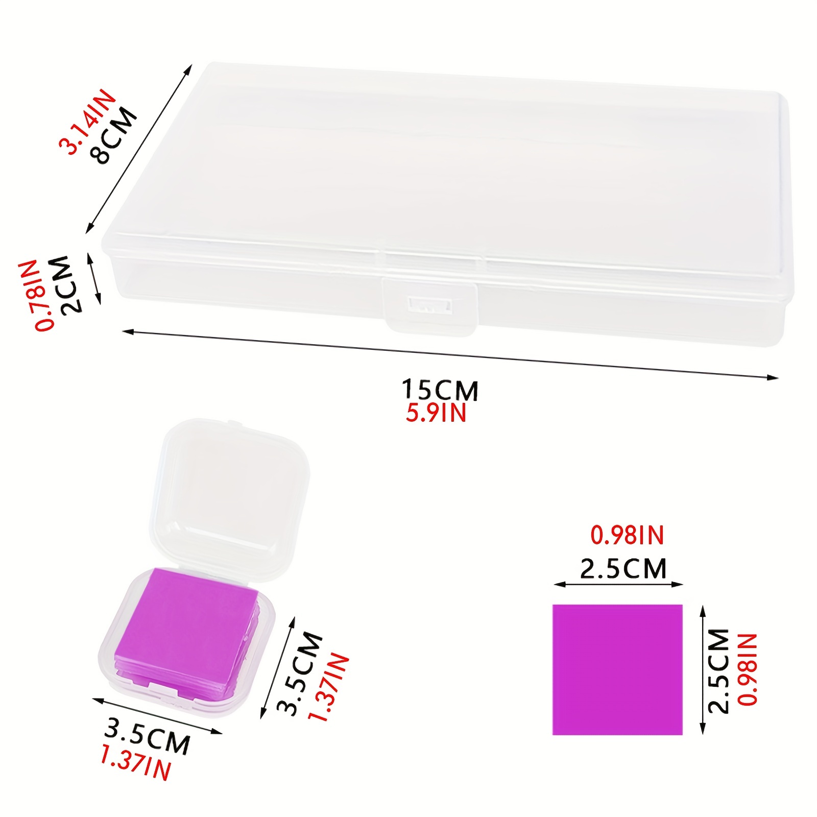 10Pcs Artificial Diamond Painting Wax Storage Container Case With Glue  Clay, Artificial Diamond Art Glue Wax For Diamond Painting