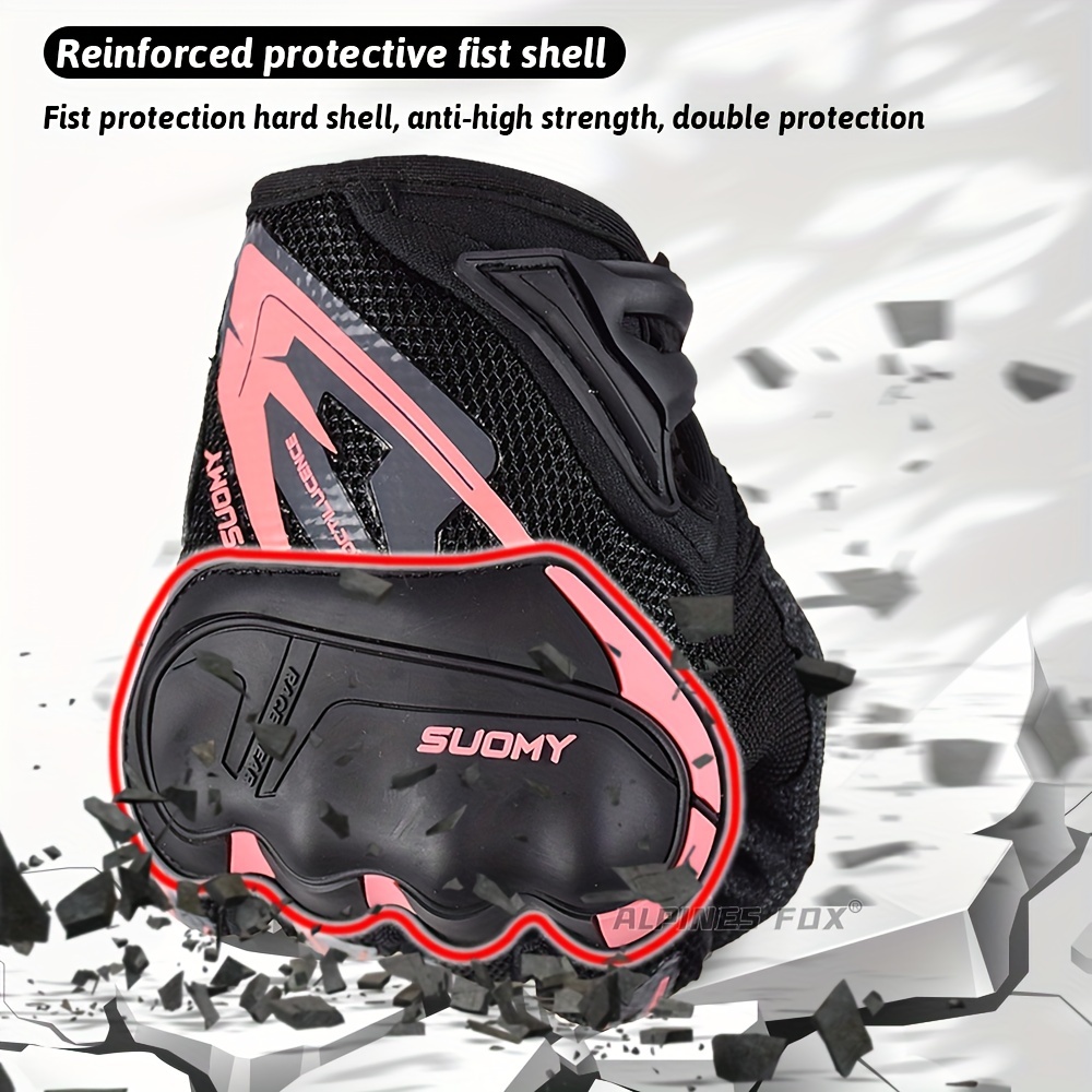 Summer Motorcycle Gloves Men Touch Screen Biker Cycling Moto Protective