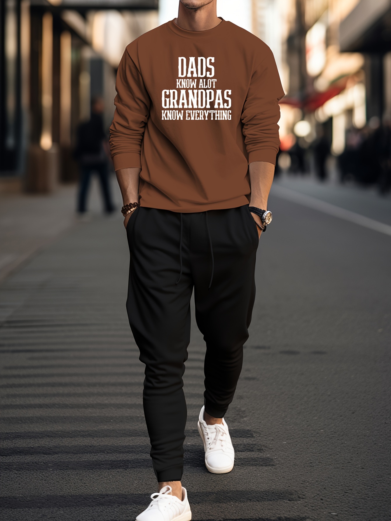 Conjunto De Sudadera Y Pantalón De Chándal Para Hombres De - Temu Mexico