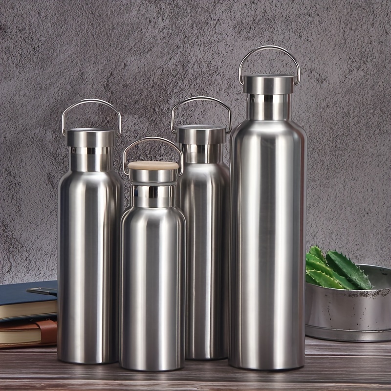 24 Oz Stainless Steel Thermal Insulated Hot/Cold Water Bottles  To Keep Any Drink Hot For 12 Hours & Cold For 24 Hours - Gym Water Bottles  For Men & Women 
