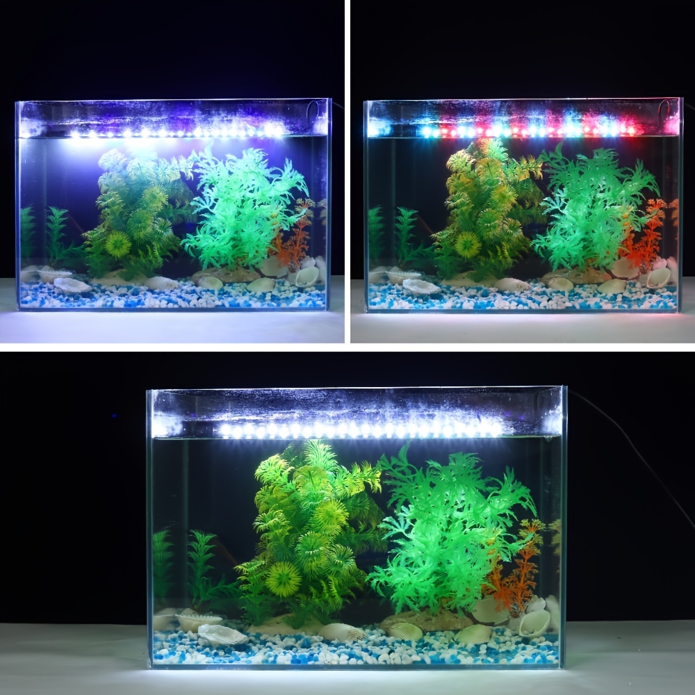 Aquarium Lamp Light Aquarium Adjustable Rgb Color Underwater