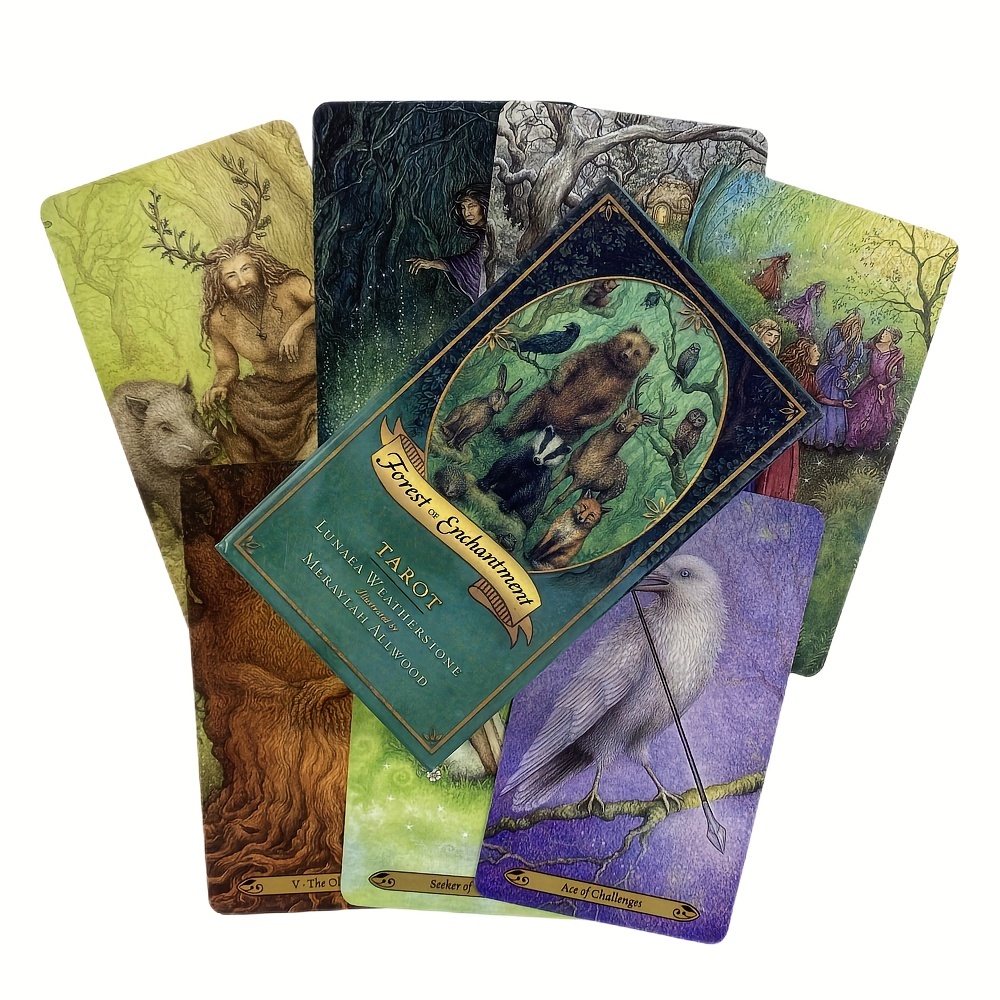 The Forest Of Enchantment Tarot Cards Deck Oracle Playing Board Game Party  English Version Fun Gift Fortune Telling Divination