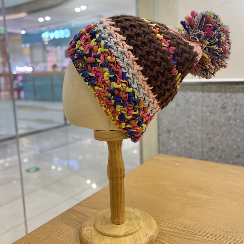 Women's Wicked Cozy Knit Pom Hat, Stripe