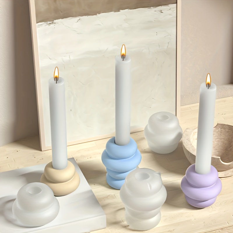 Silicone Aromatherapy Candlesticks, Silicone Candle Making Molds