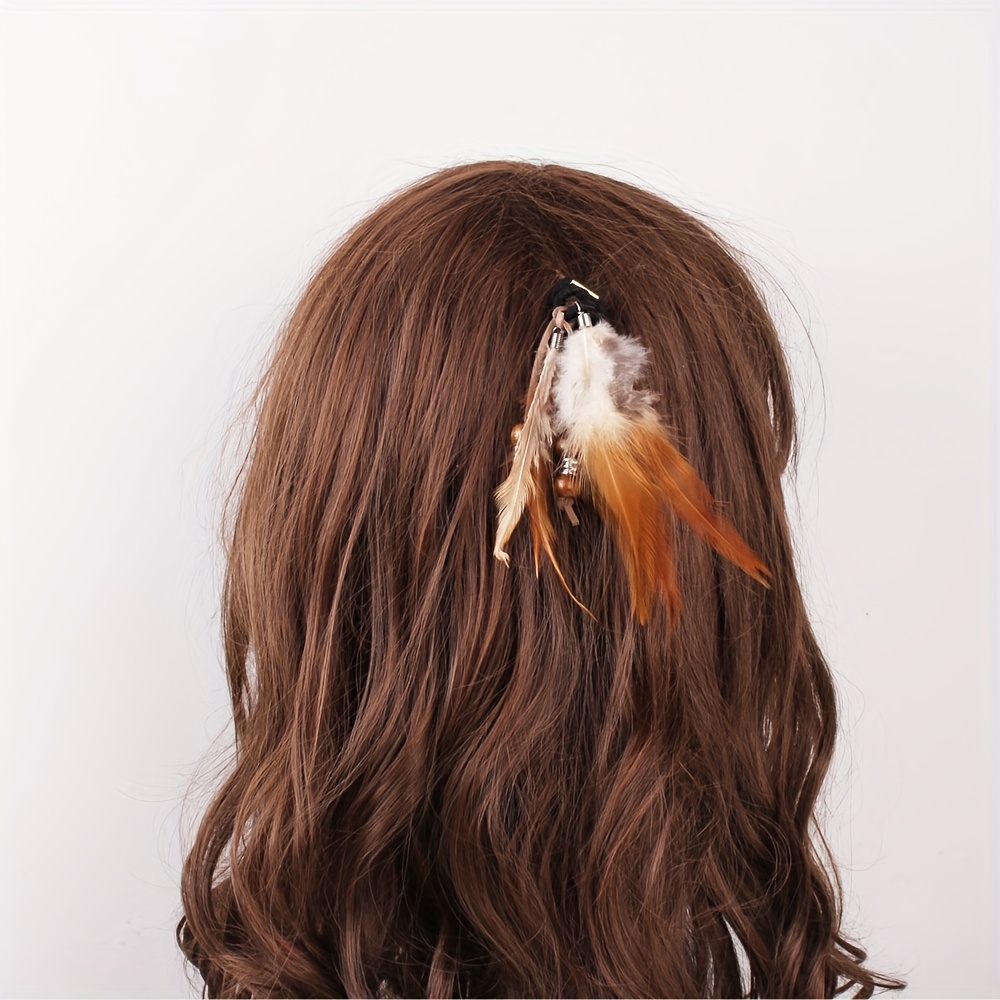 Faux feather shop hair extensions