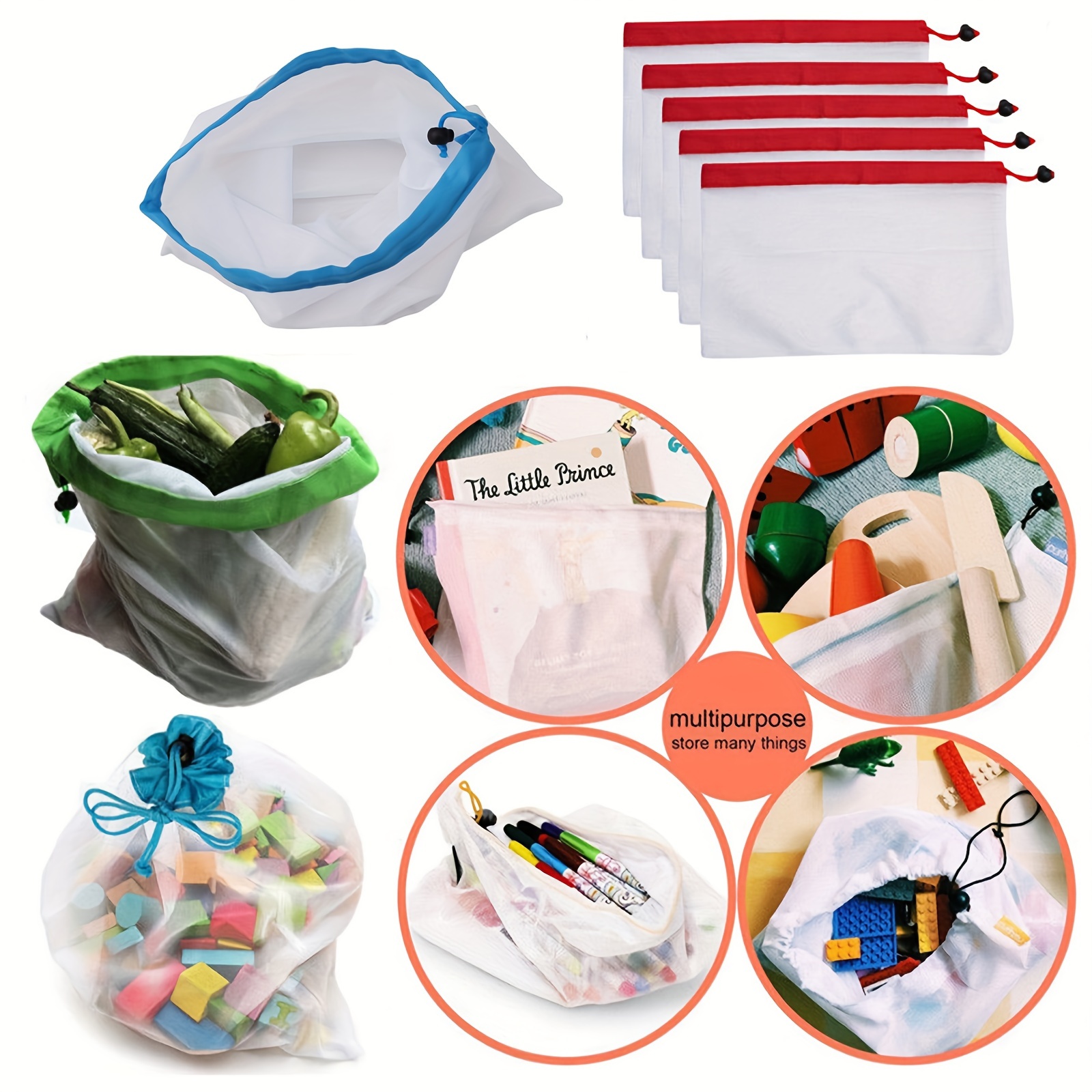 Reusable Food Polyester Storage Bag