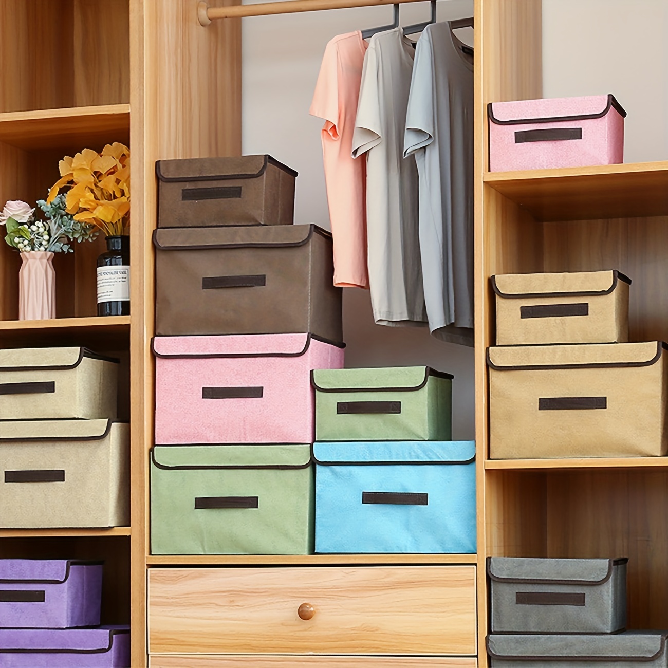 Storage Bins For Closet - Temu