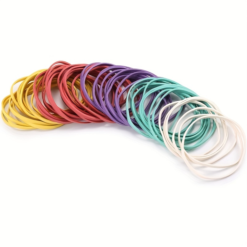50 Pcs Large Elastic Bands, Coloured Large Rubber Elastic Bands, Strong  Thick Elastic Rubber Bands for Home School Office Bank Supplies – BigaMart