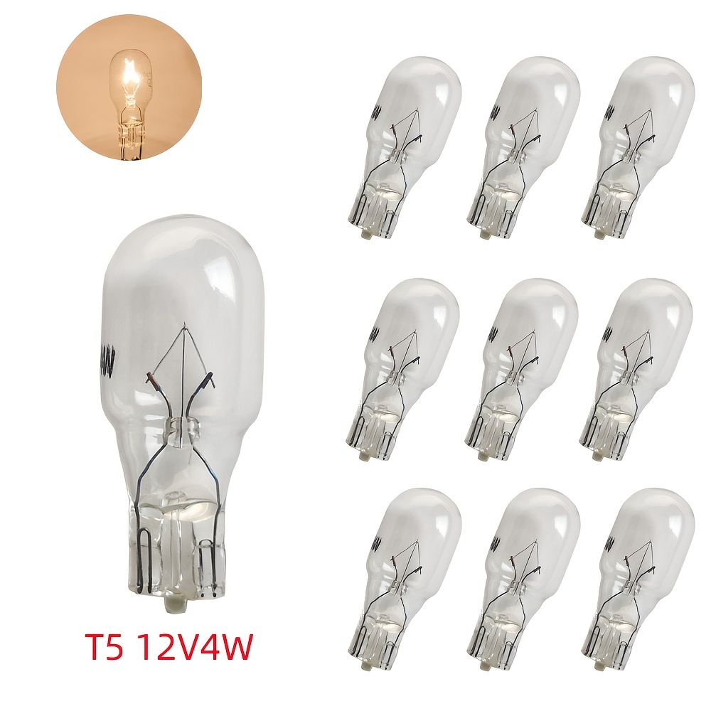 Riakrum T5 - Bombillas de paisaje de 12 voltios, 4 W, bombillas de bajo  voltaje, bombillas de iluminación de paisaje, bombilla base para reemplazo  al