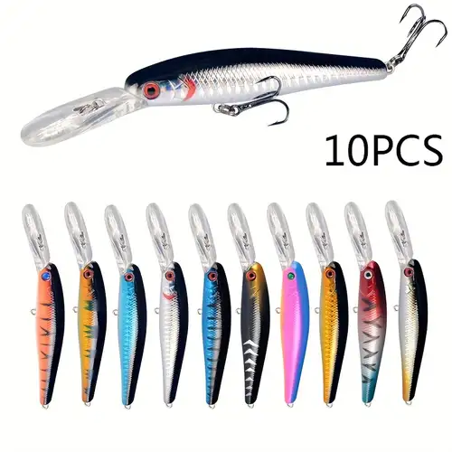 5pcs Floating Minnow Lures - Perfect for Bass, Pike & More - 8.5g Jerkbait  Wobblers & Swimbait Tackle