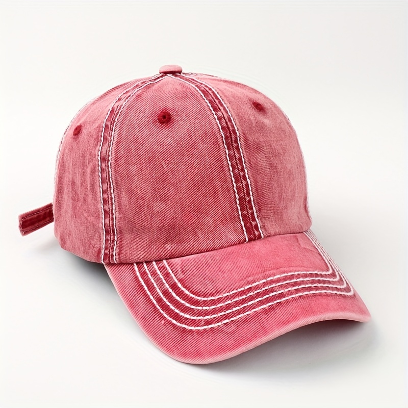 Cotton Baseball Cap Outdoor Sun Shade Soft Top Hat
