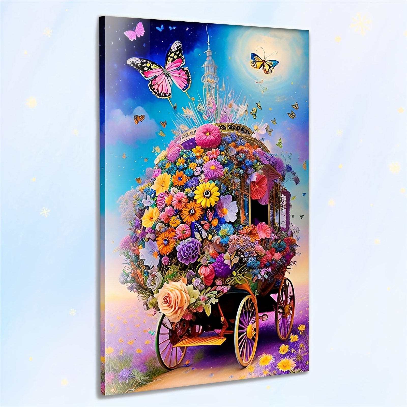 Diamond Painting Kit Flower Dream Catcher New Collection - Temu