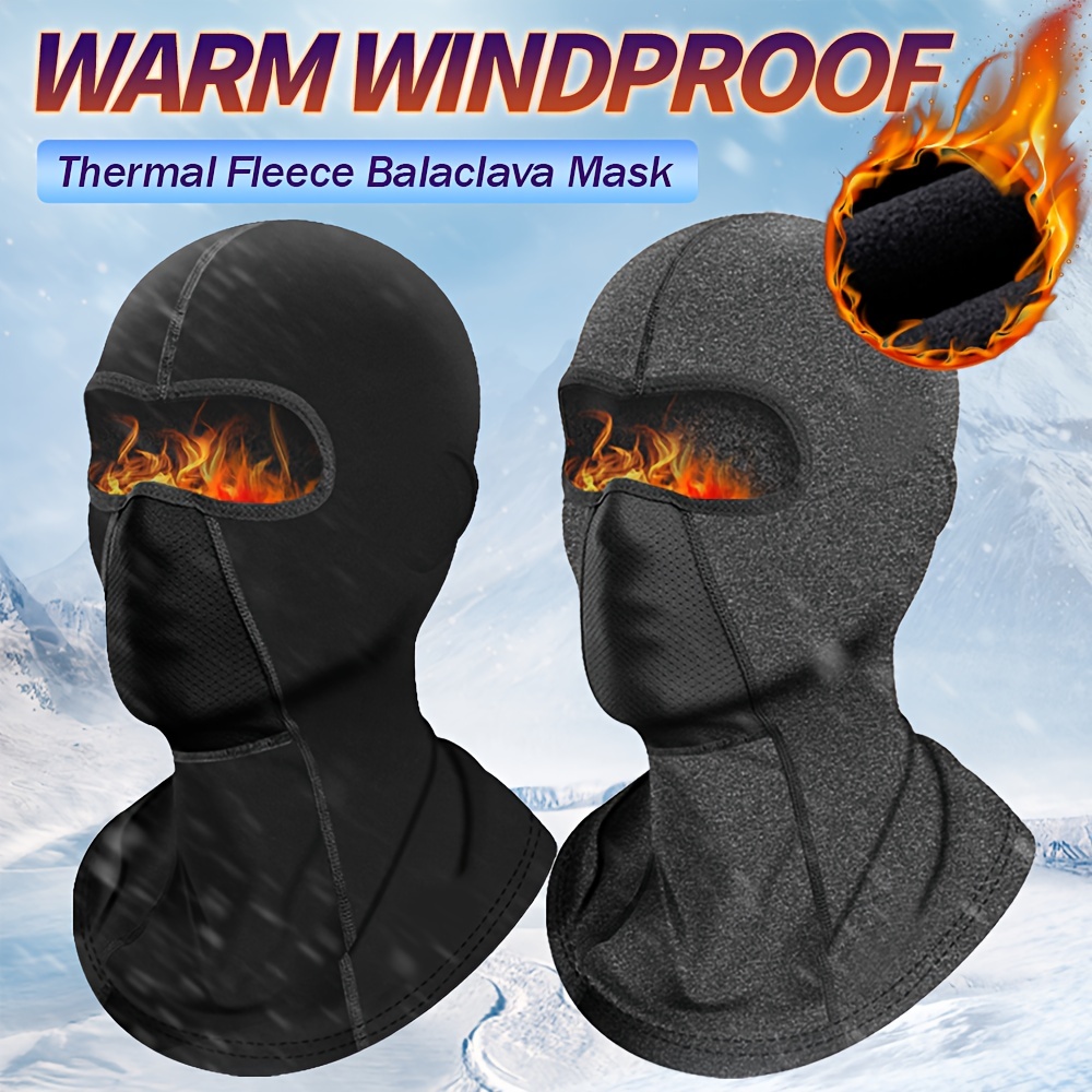 Masque Ski Thermique Balaclava Masque Facial Coupe vent Plus - Temu Canada