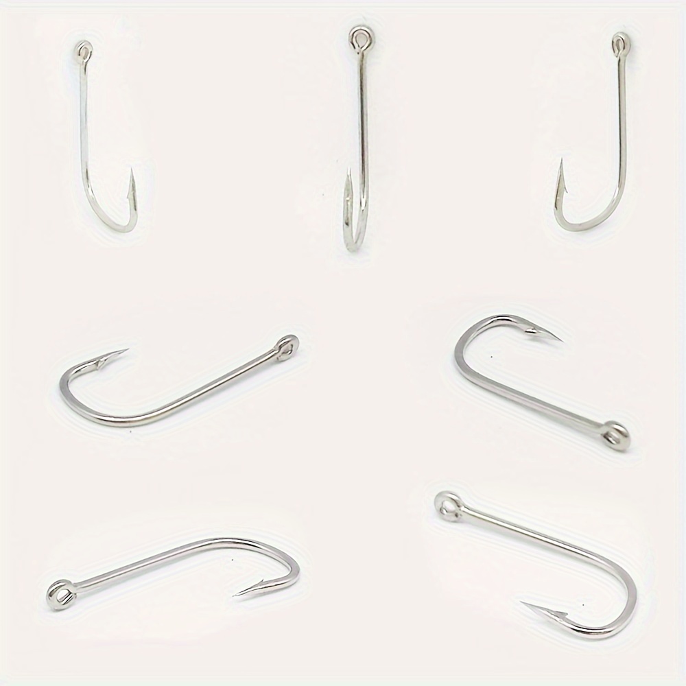 Long Shank Fishing Hooks Straight Shank Fishing Hooks Eye - Temu Australia