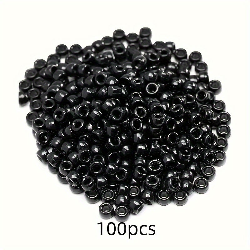 100PCS 6mm-12mm Black Plastic Safety Eyes For Toys Diy Kit