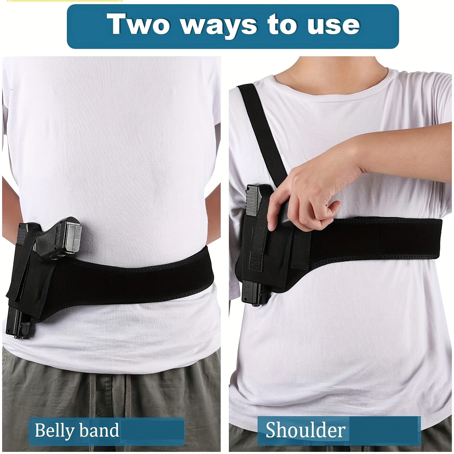 Concealed Carry Underarm Holster Shoulder Waist Carry Belt Temu