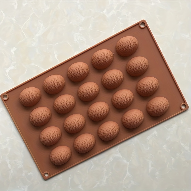 1pc Silicone Biscuit Mold 20 Walnut Silicone Cake Mold Chocolate