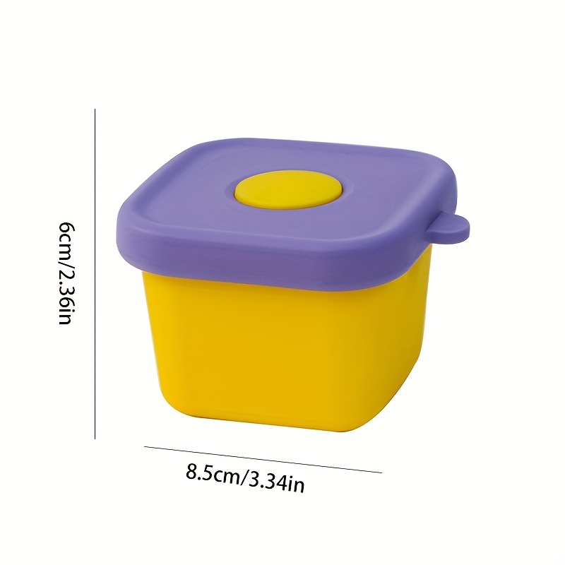 New Silicone Snack Box For Baby Portable Baby Food Storage Container BPA  Free Bowl Children's Tableware Baby Accessories