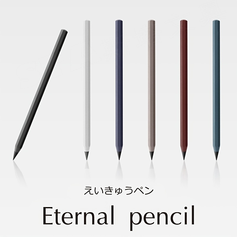 

1pc Metal Pencil New Technology Unlimited Writing Eternal No Ink Pen Magic Pencils Painting Supplies School Office Stationery