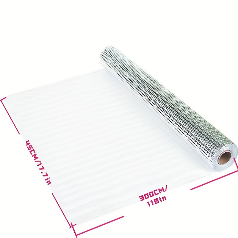 Aluminum Foil Shelf Liners Non Adhesive Waterproof Refrigerator Mat