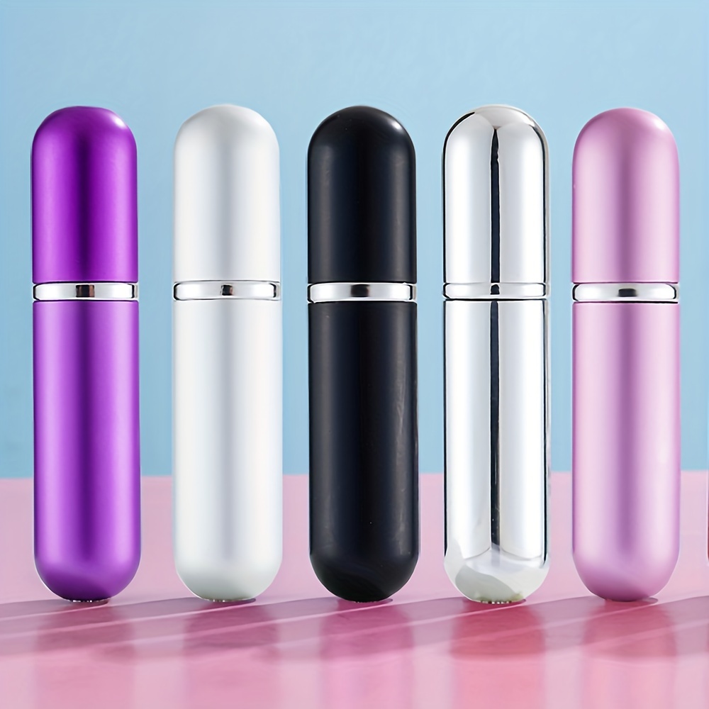 Perfume Bottle Mini Aluminum Perfume Spray Bottle Travel Container With  Empty Atomizer Refillable Bottles - Temu