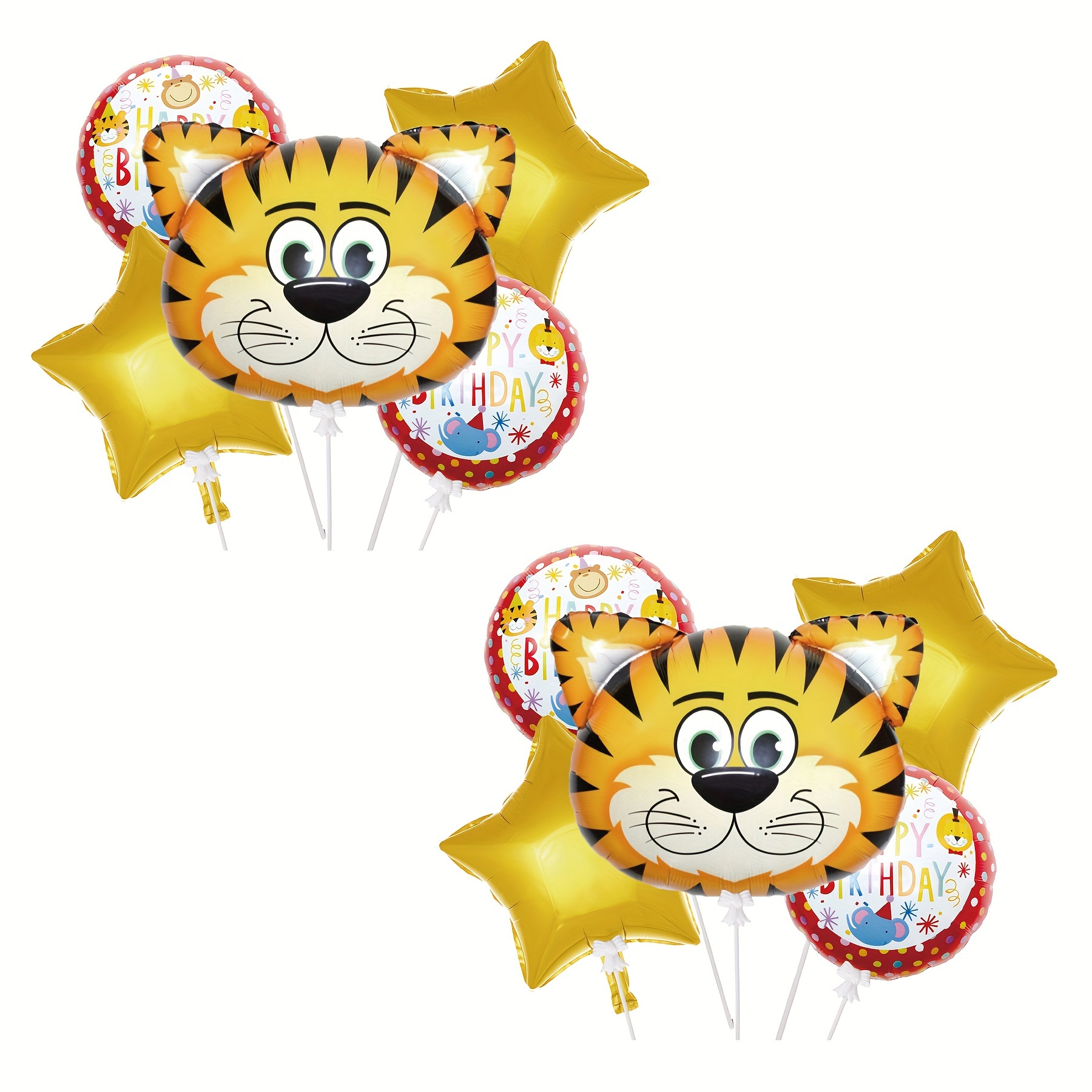 TIGRESS Helium Balloons (2 each w/clips)