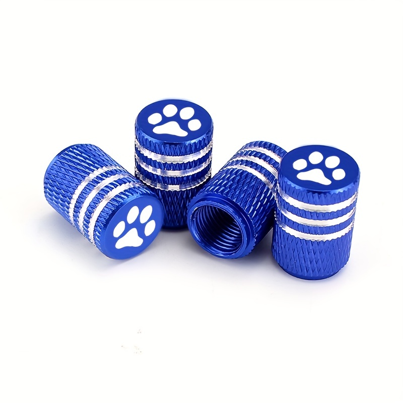 Tapones de Aluminio con Huella Animal Azul