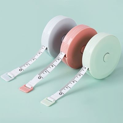 1pc Ring Shaped Soft Automatic Retractable Tape Measure -150cm/59.05in
