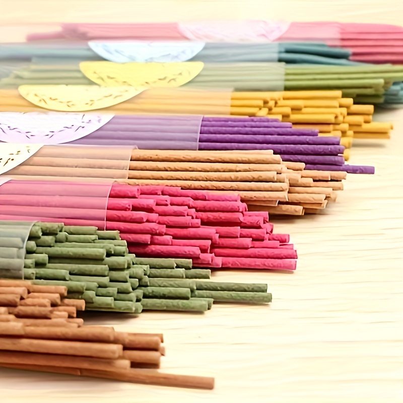 

50pcs Assorted Incense Sticks, Ideal For , Reading, Music, Multi Fragrance, Wooden Supplies