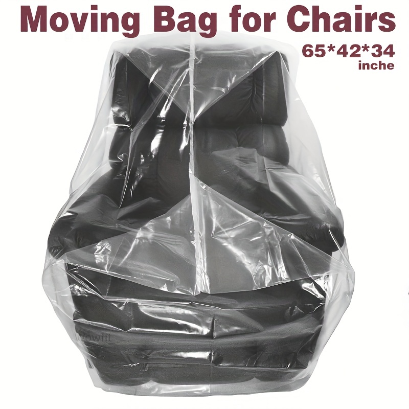 Furniture Cover Dust Proof Moving Bag For Chairs - 2pcs