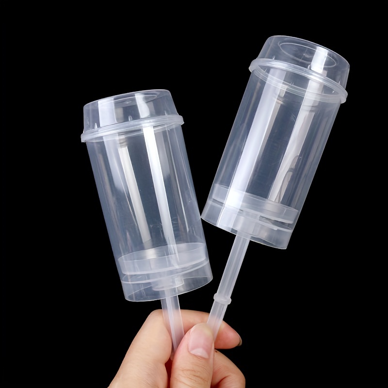 Cake Pop Shooters, Round Shape Clear Push-up Cake Containers, Including  Lids, Base And Sticks, Baking Tools, Kitchen Gadgets, Kitchen Accessories -  Temu