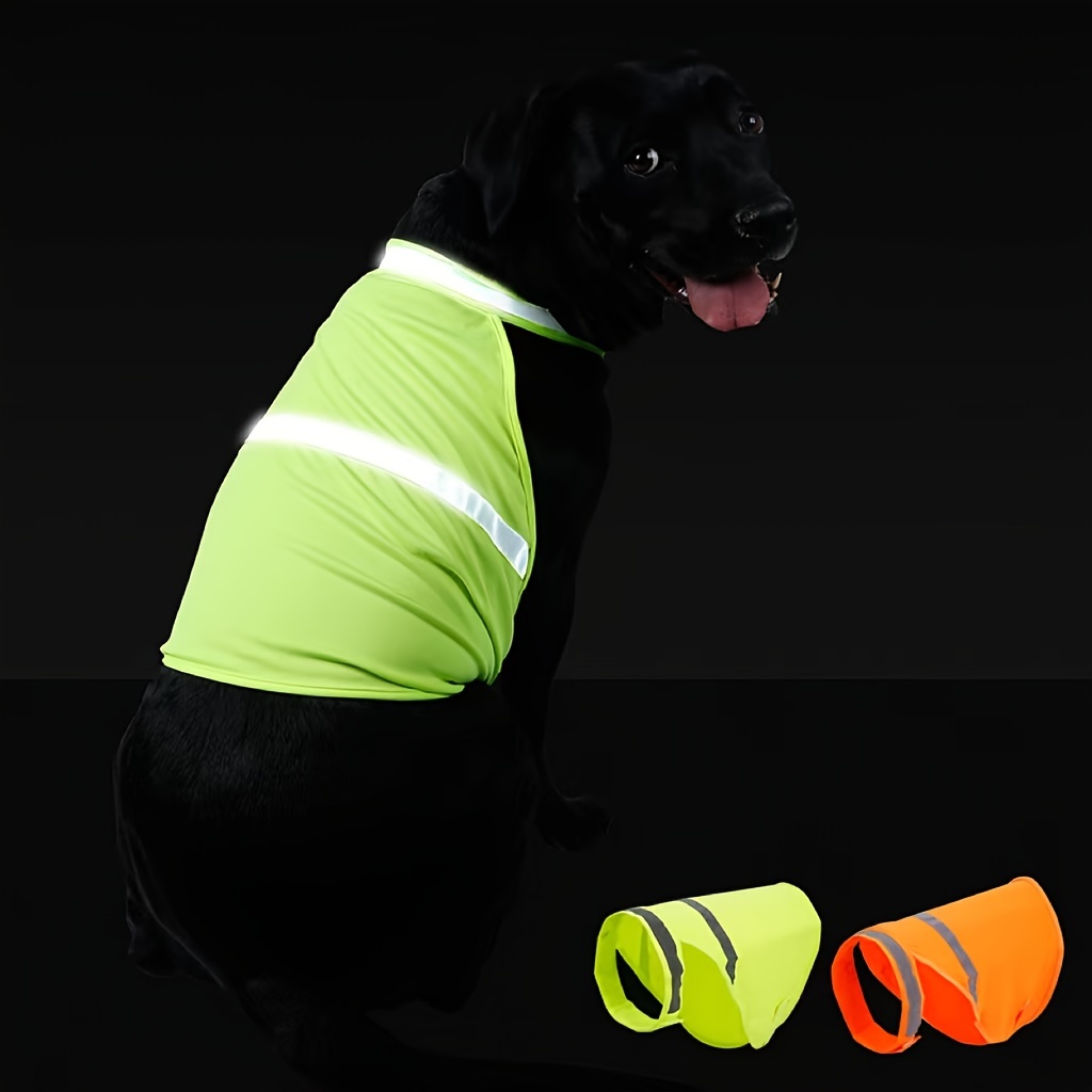 Pet Dog Reflective Vest For Small Medium Dogs Jacket For Day And