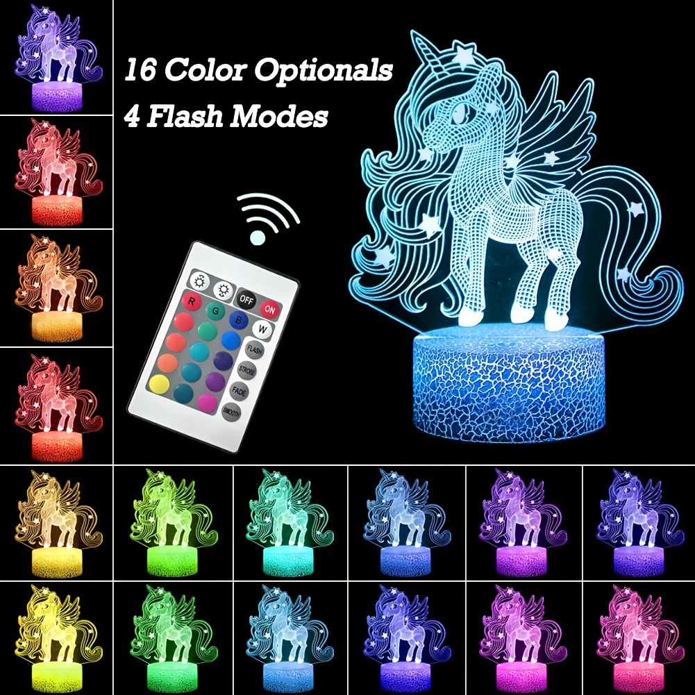 Personalized 3D Illusion Floating Heart LED Lamp 16 Colors and 4 Modes -   Canada